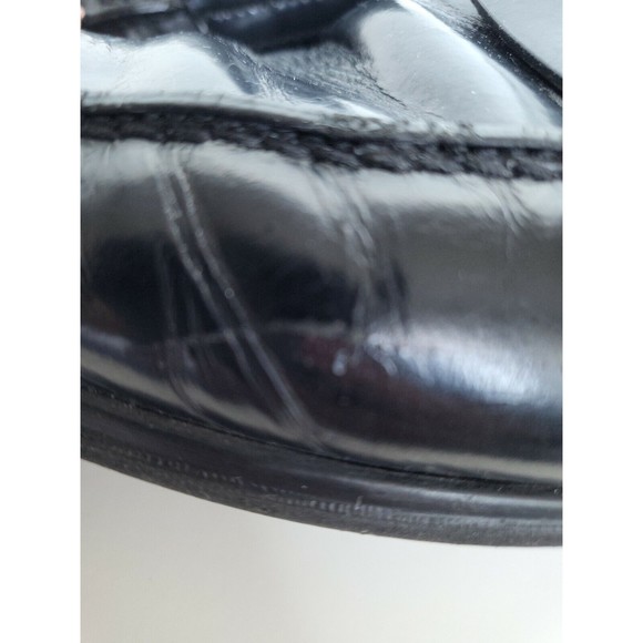 PRADA Men's Black leathet Slip On Loafers Dress Shoes Size ; 7 Made in Italy - Picture 12 of 12